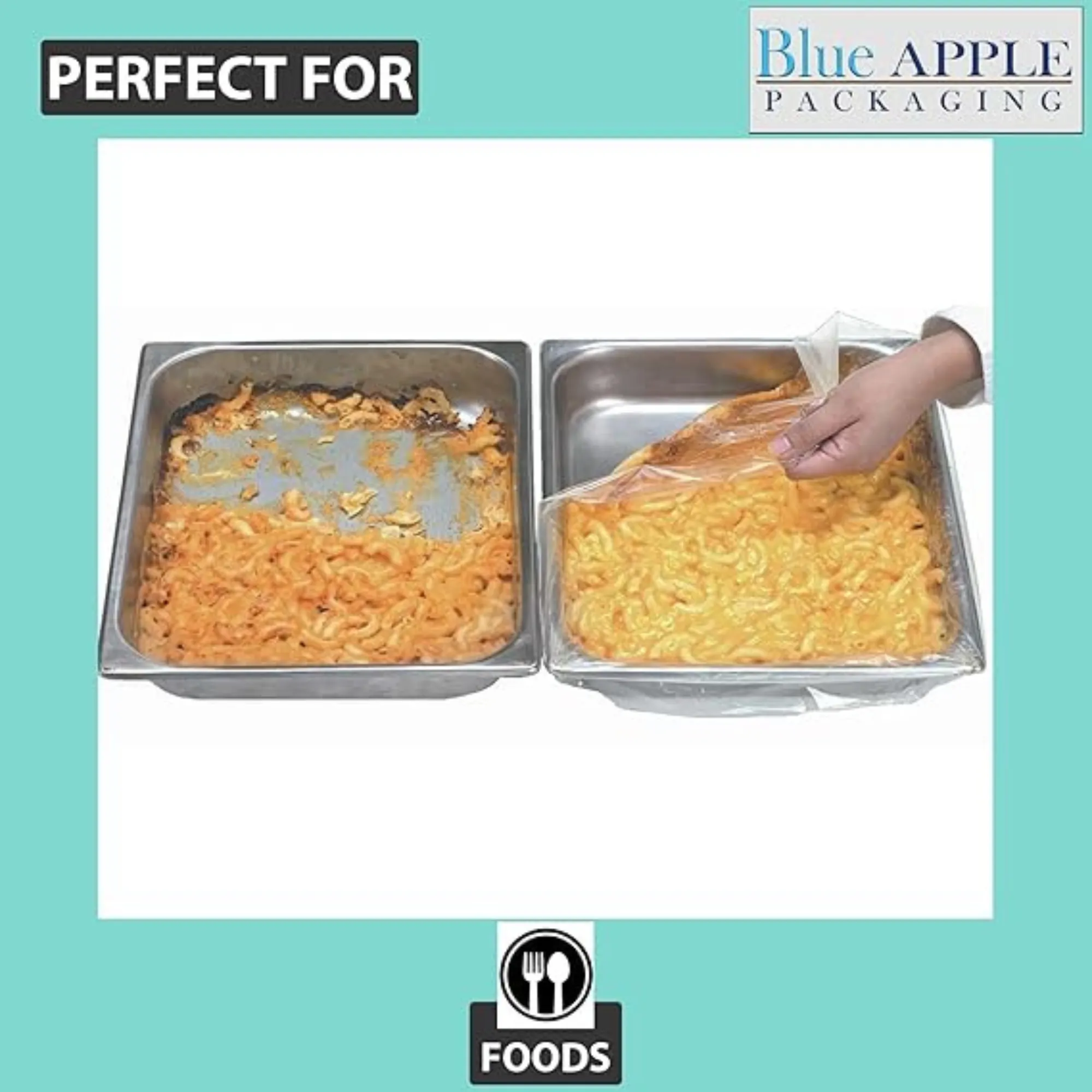 13X18 inches Pan Liners Poly Nylon 1 Mil Sixth Pan PN