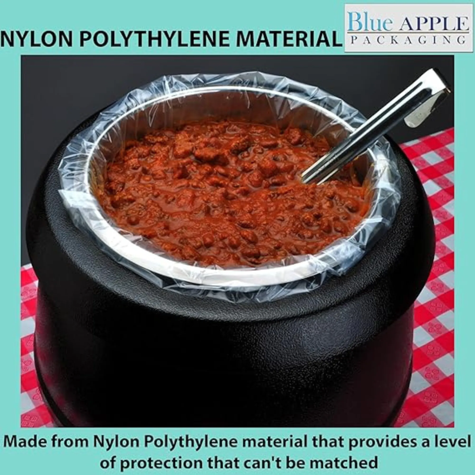 13X18 inches Pan Liners Poly Nylon 1 Mil Sixth Pan PN