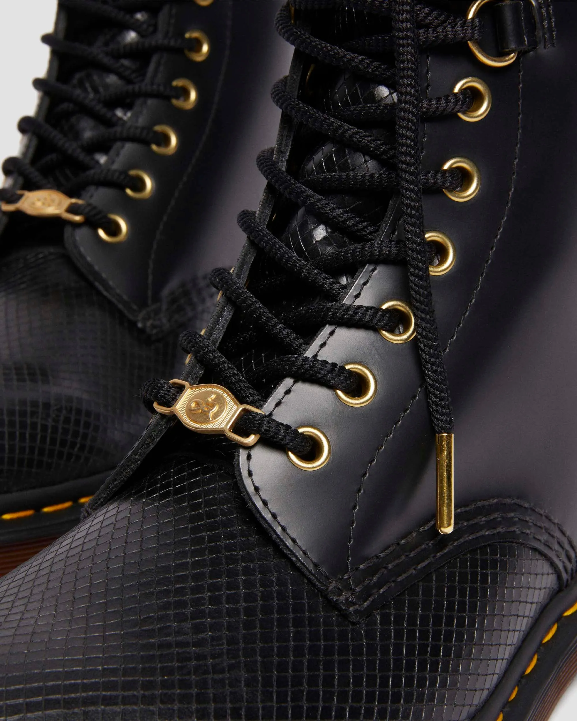 1460 Year of the Snake Leather Lace Up Ankle Boots