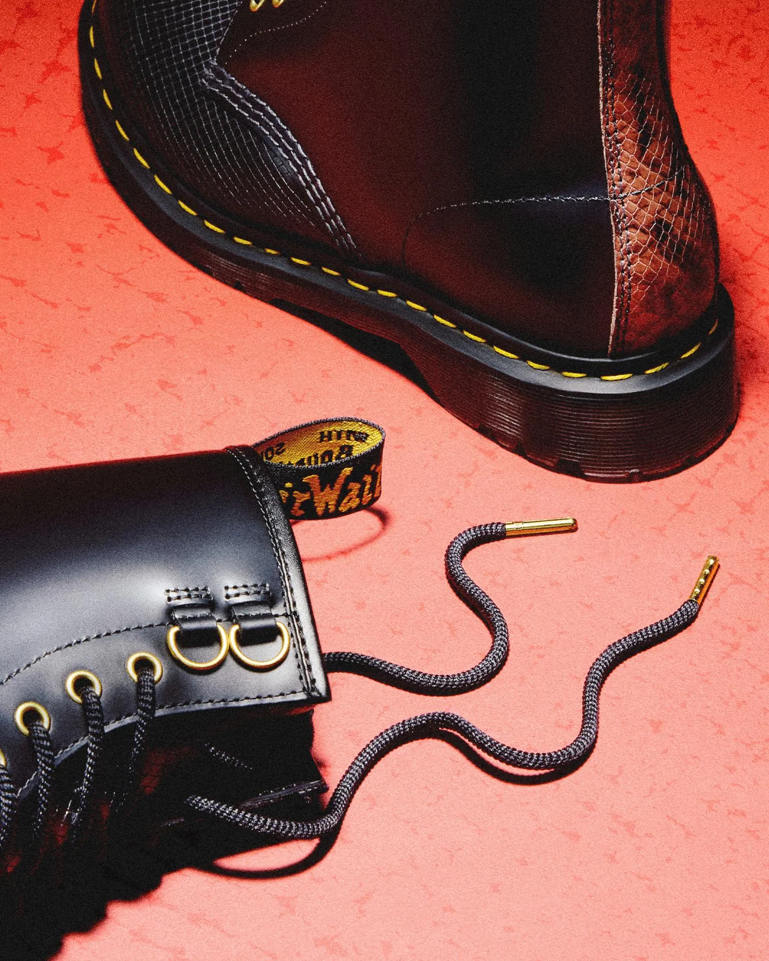 1460 Year of the Snake Leather Lace Up Ankle Boots