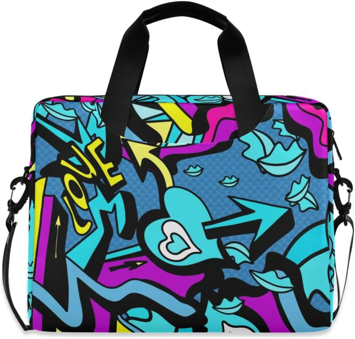 16 inch Laptop Bag Messenger Shoulder Bag for Laptop or Tablet Sleek Durable & Non-Slip Multicolor 1
