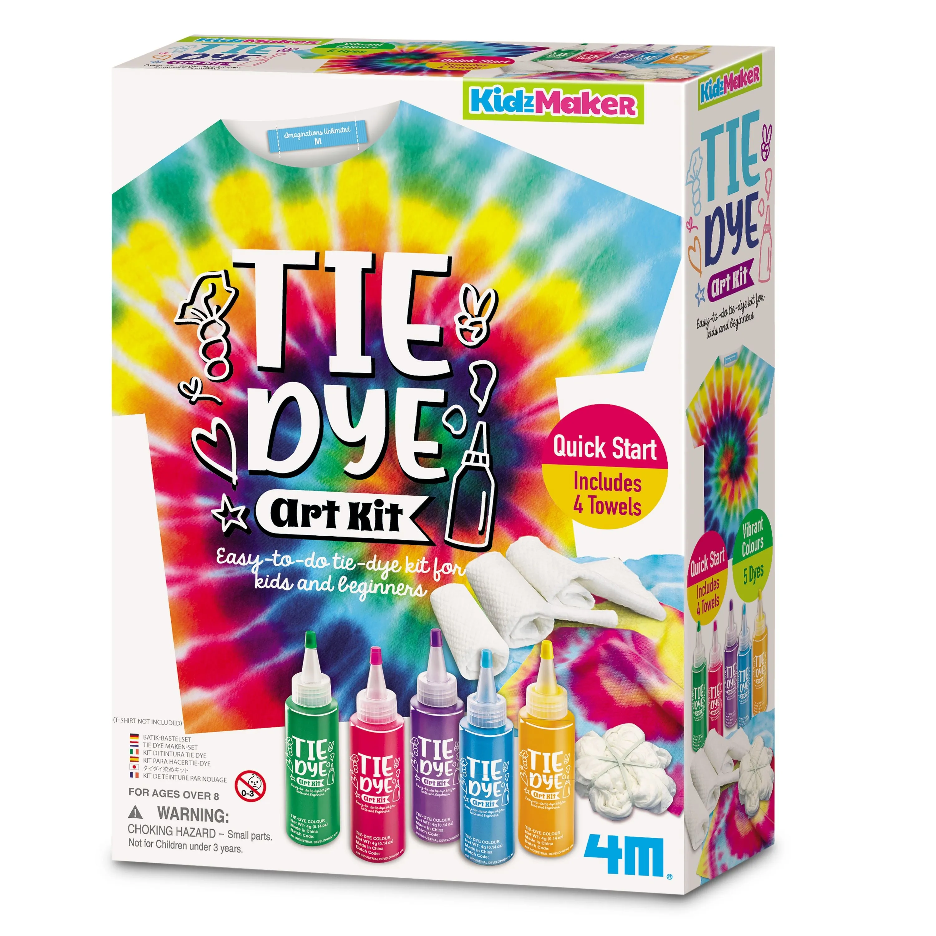 4M Kidz Maker Tie Dye Art Kit