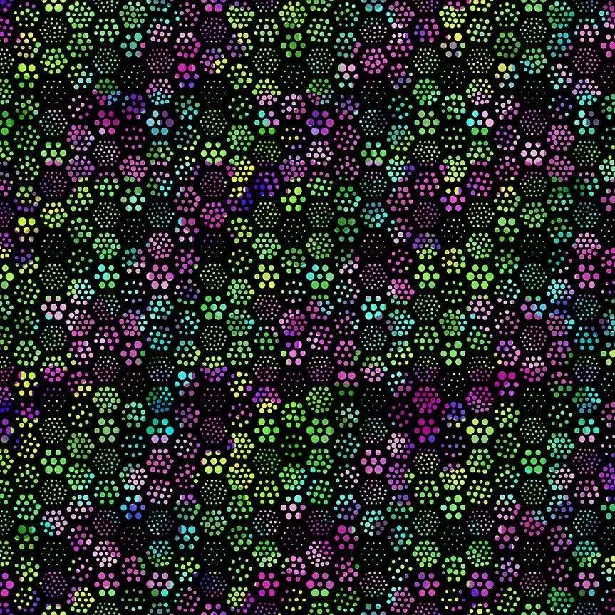 A Groovy Garden Hex in Purple