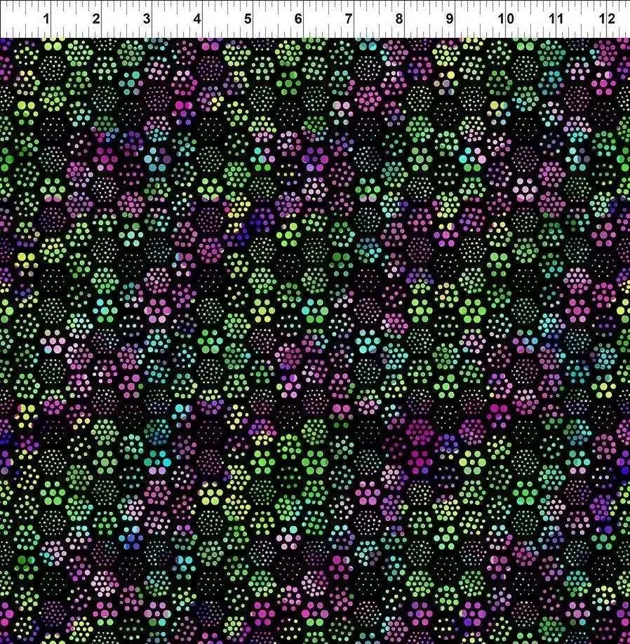 A Groovy Garden Hex in Purple