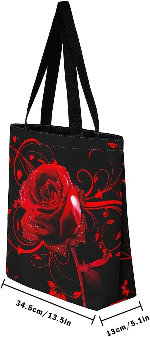 Abstract Marble Canvas Tote Bag for Women Girls,Purple Glitter Marble Reusable Grocery Handbag,Shopping,Beach & Daily Use