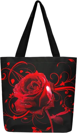 Abstract Marble Canvas Tote Bag for Women Girls,Purple Glitter Marble Reusable Grocery Handbag,Shopping,Beach & Daily Use