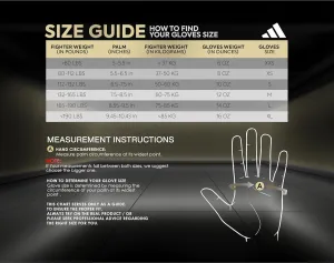 adidas Hybrid 150 Boxing Gloves - Leather Training Boxing Gloves for Men & Women - Kickboxing, Heavy Bag, MMA & Workout Gloves - Available in 10, 12, 14, 16 oz - Black/White, White/Black