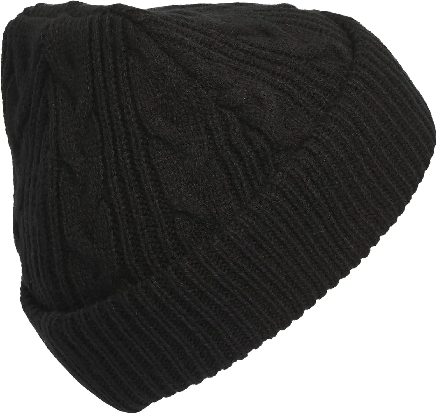 adidas Unisex-Adult Cable Knit Cuff Fold Beanie