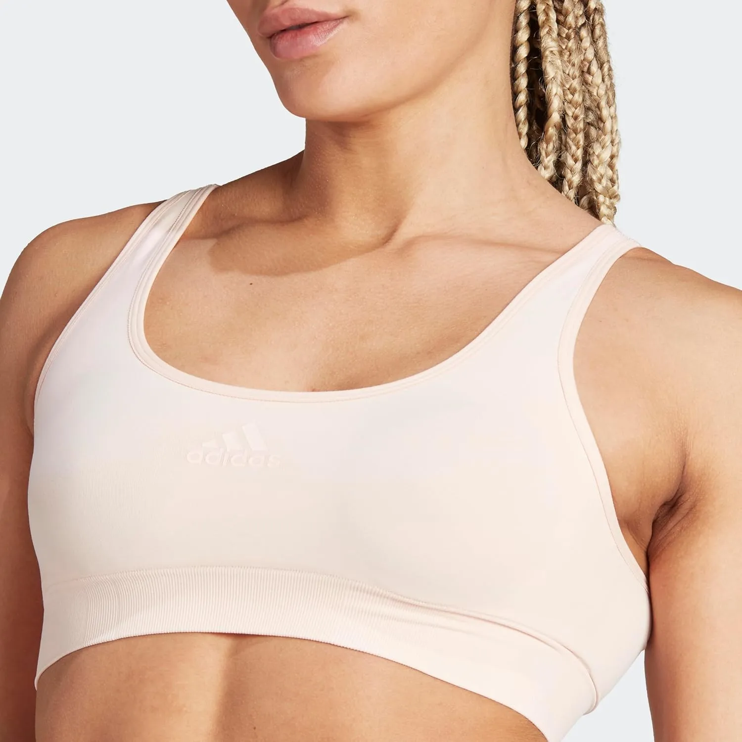Adidas Women's Micro Stretch Seamless Wireless Lounge Bra