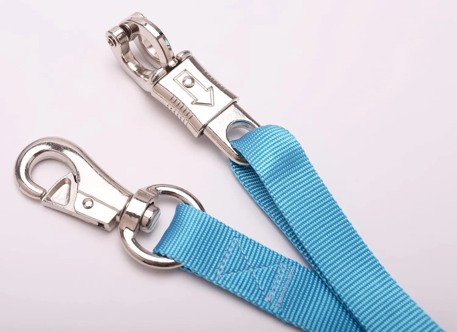 Adjustable Trailer Tie （2 Pack）-Horse Trailer Nylon Strap Tie，Adjusted from 25 to 37”