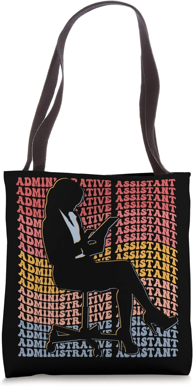 Administrative Assistant Groovy Admin Tote Bag