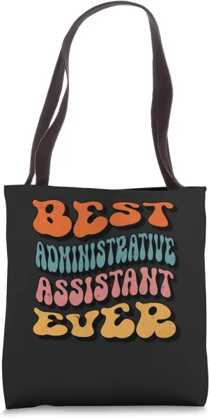 Administrative Assistant, Groovy Administrative Assistant Tote Bag