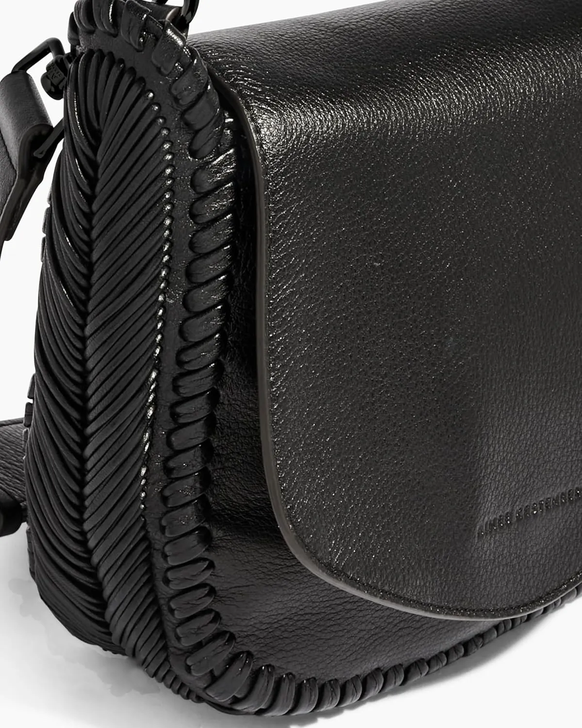 Aimee Kestenberg All For Love Saddle Crossbody Bag for Women - Small Leather Crossbody Purse - Adjustable & Removable Strap