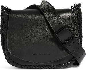 Aimee Kestenberg All For Love Saddle Crossbody Bag for Women - Small Leather Crossbody Purse - Adjustable & Removable Strap