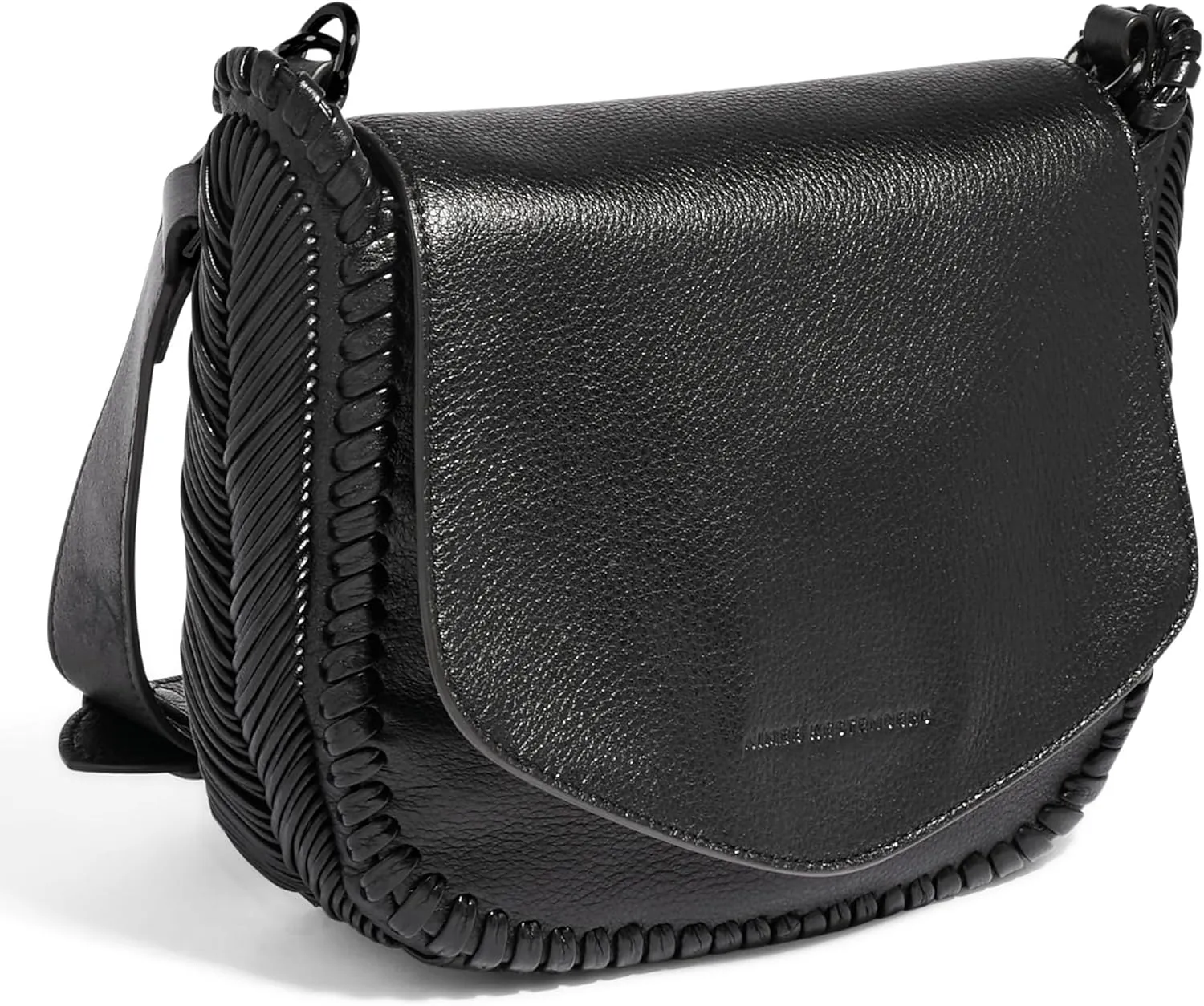 Aimee Kestenberg All For Love Saddle Crossbody Bag for Women - Small Leather Crossbody Purse - Adjustable & Removable Strap