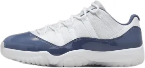 Air Jordan 11 Retro Low Diffused Blue Men's Shoes (FV5104-104, White/Diffused Blue/Football Grey) Size 15