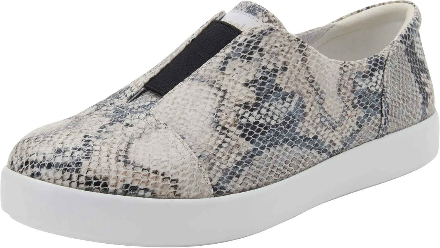 Alegria Women's "Posy" Comfort Athleisure Shoe-Natural Snake-40 (9.5-10 US)