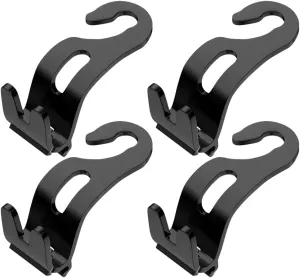 Alipis 4pcs Car Backseat Hangers Durable Car Seat Hooks for Groceries Handbags and Umbrellas Sleek Design for Organized Interior for Everyday Use
