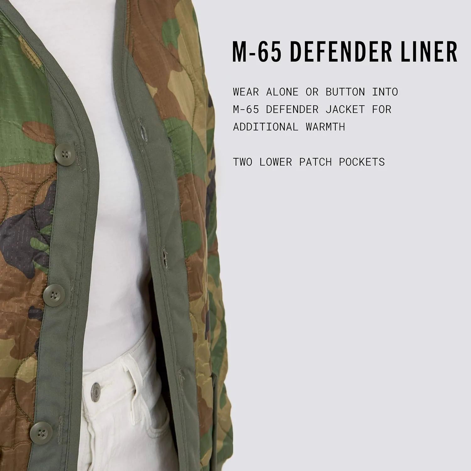 Alpha Industries Women's M-65 Defender W Liner Utility Jacket
