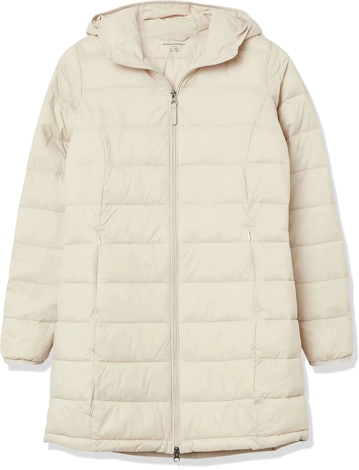 Amazon Essentials Women's Lightweight Water-Resistant Packable Hooded Puffer Coat (Available in Plus Size)