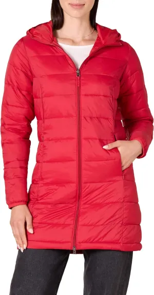 Amazon Essentials Women's Regular-Fit Lightweight Water-Resistant Packable Hooded Puffer Coat (Available in Plus Size)