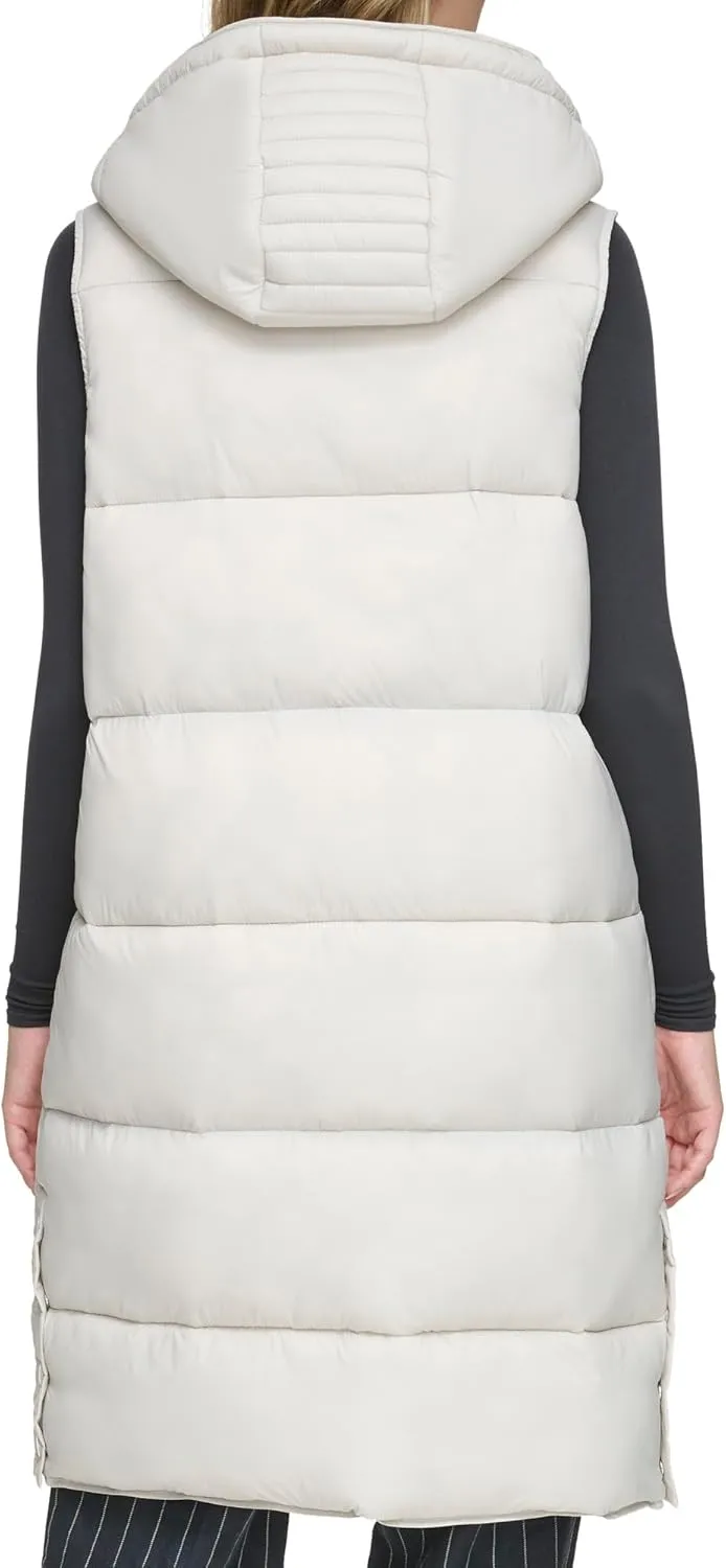 Andrew Marc Women's Kerr Long Quilted Puffer Vest