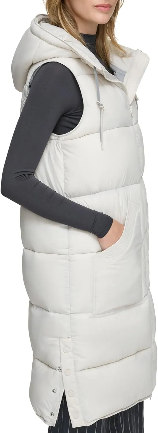 Andrew Marc Women's Kerr Long Quilted Puffer Vest