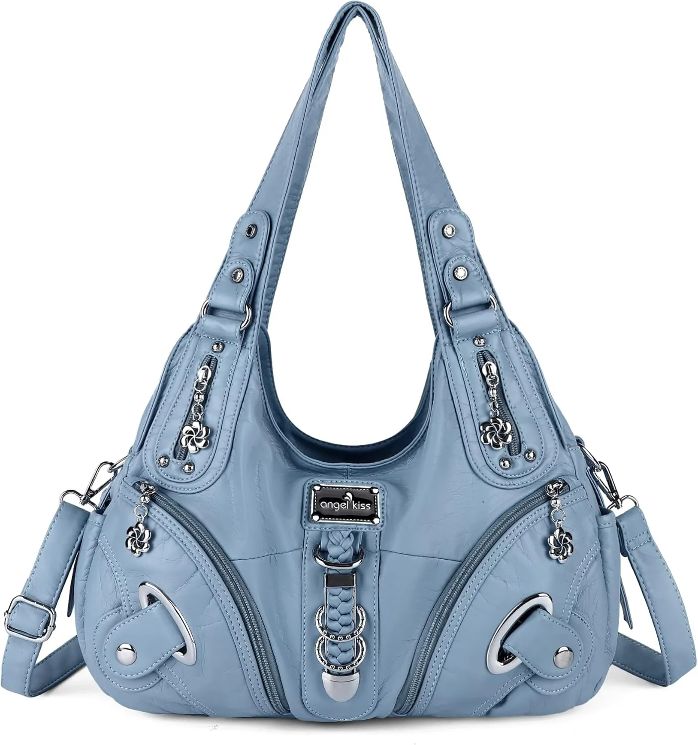 Angelkiss Hobo Purses and handbags for Women Satchel Handbag Women Purses Large Daily Shoulder Bags
