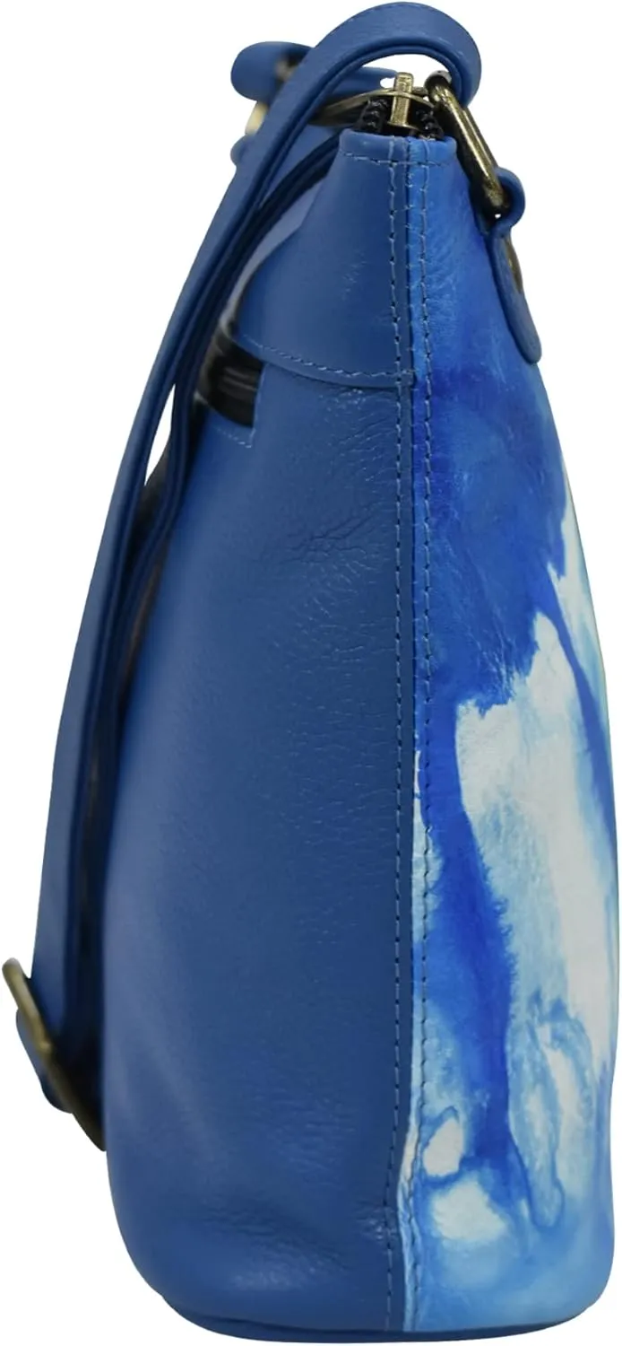 Anna by Anuschka Crossbody Organizer Bag - Genuine Leather