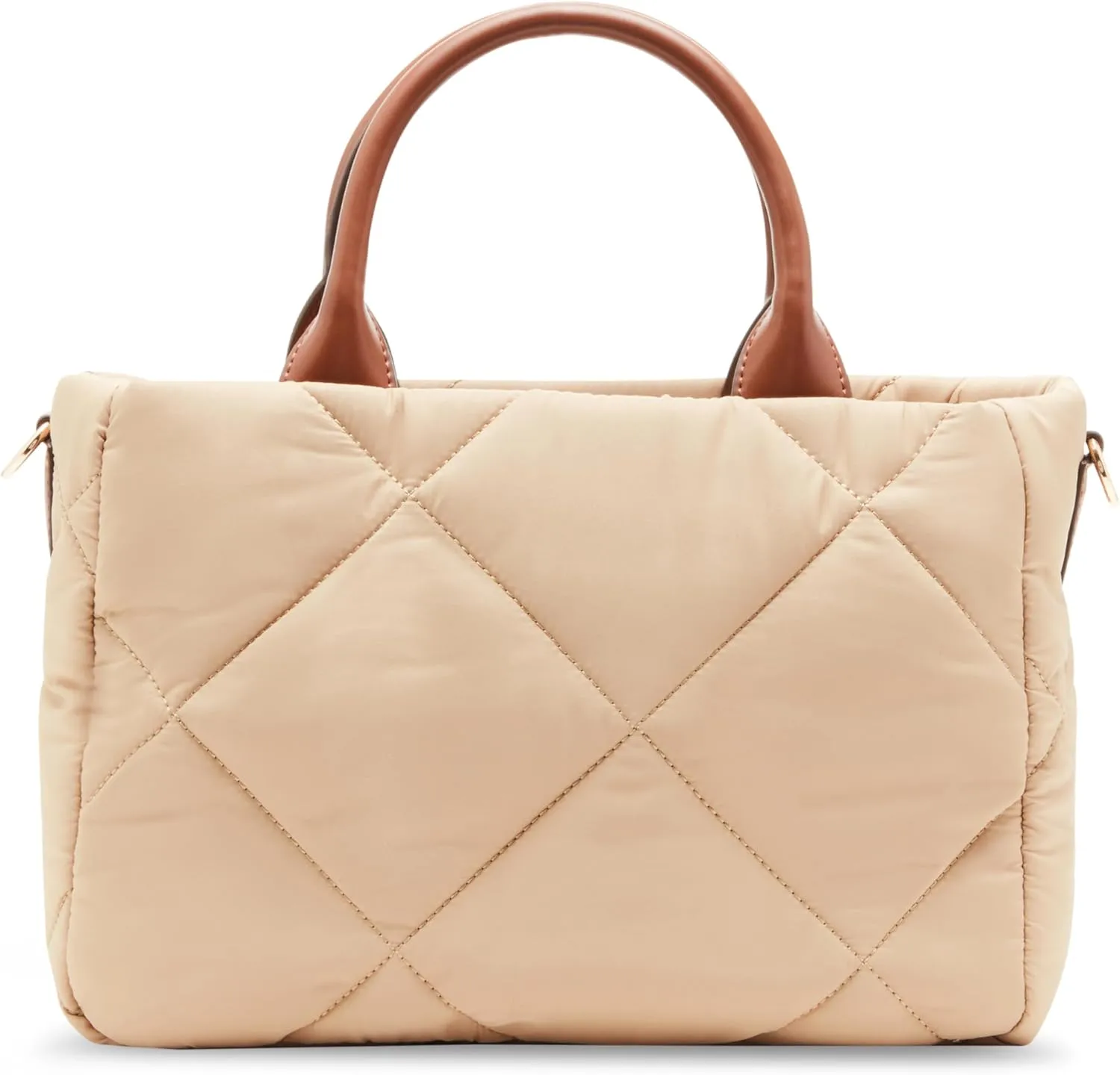 Anne Klein Ew Quilted Nylon Satchel with Pouch and Coin Case