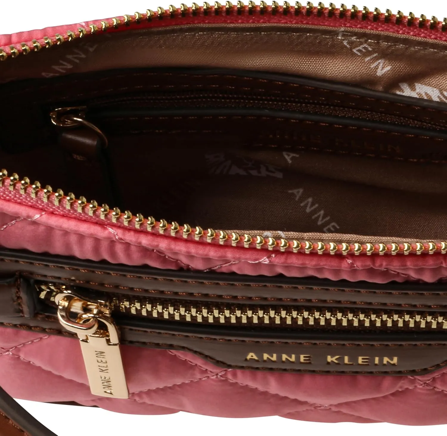 Anne Klein Quilted Nylon Pochette