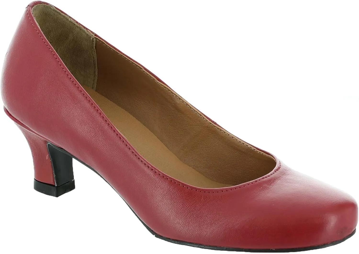ARRAY Women’s Flatter Low Heel Leather Dress Pump