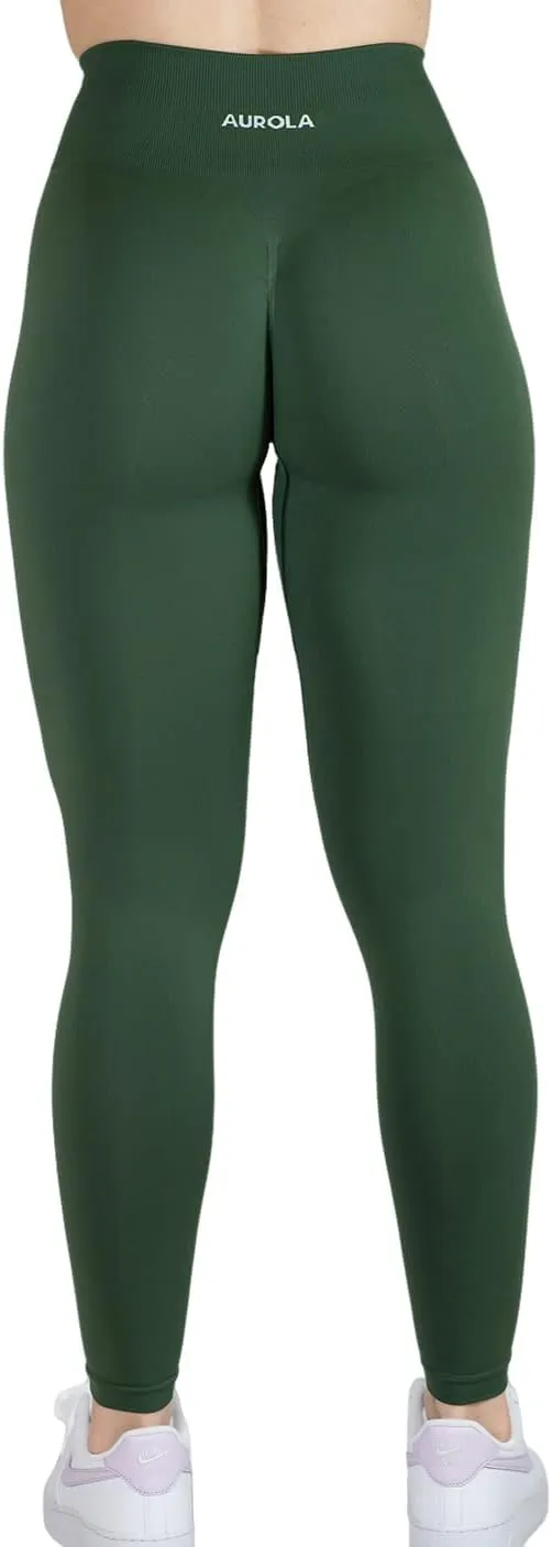 AUROLA Dream Collection Workout Leggings for Women High Waist Seamless Scrunch Athletic Running Gym Fitness Active Pants