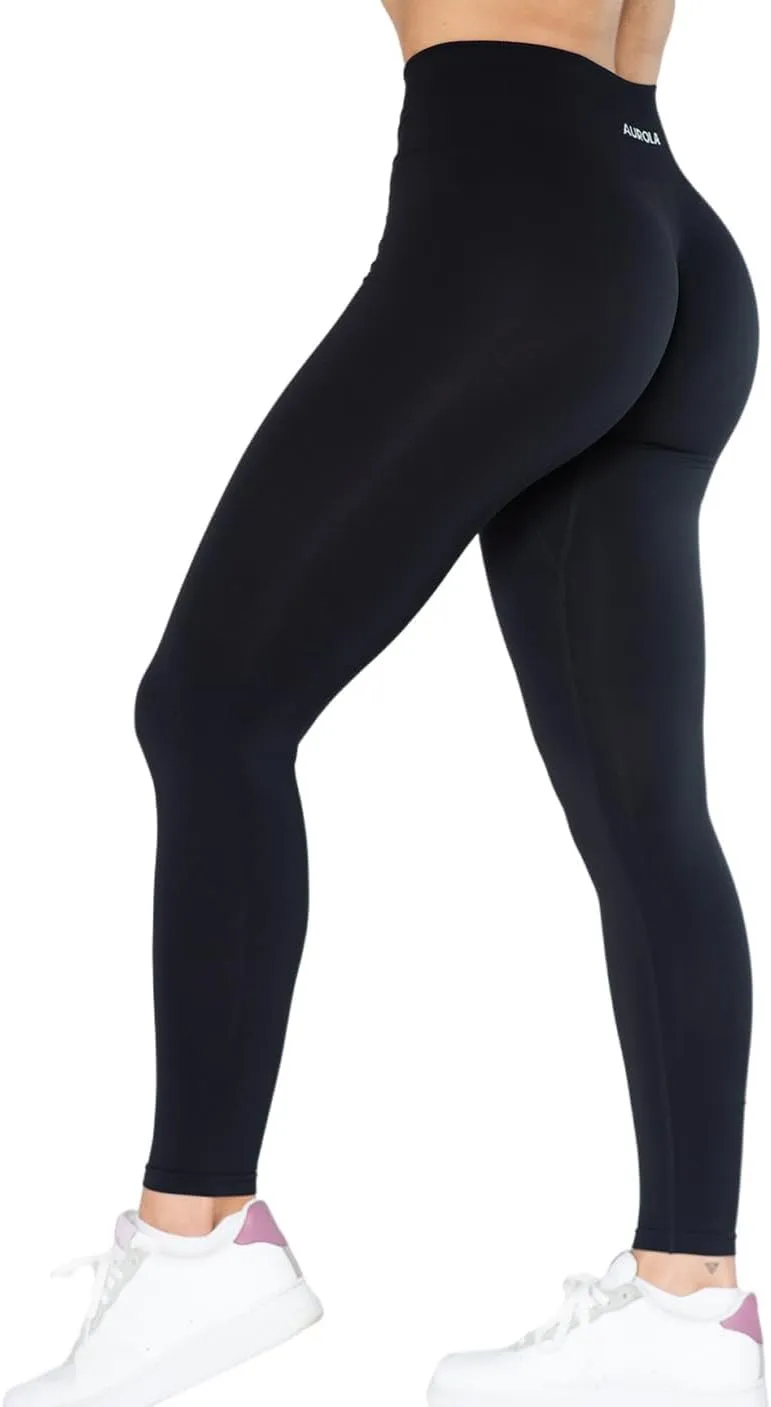AUROLA Dream Collection Workout Leggings for Women High Waist Seamless Scrunch Athletic Running Gym Fitness Active Pants