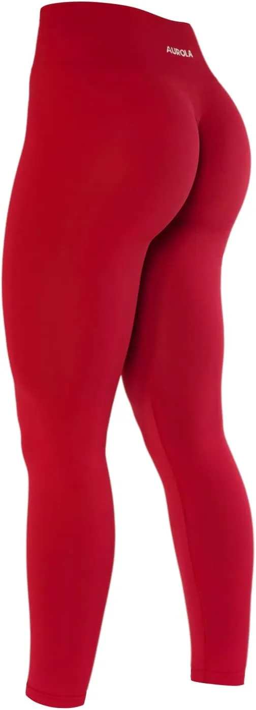AUROLA Dream Collection Workout Leggings for Women High Waist Seamless Scrunch Athletic Running Gym Fitness Active Pants