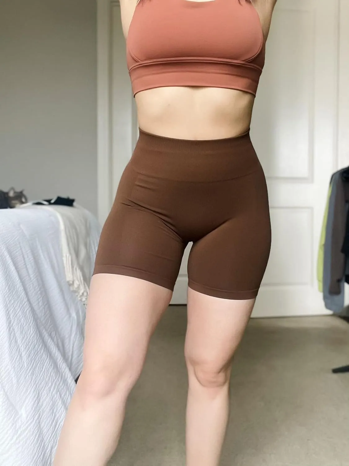 AUROLA Intensify Workout Shorts for Women Seamless Scrunch Short Gym Yoga Running Sport Active Exercise Fitness Shorts
