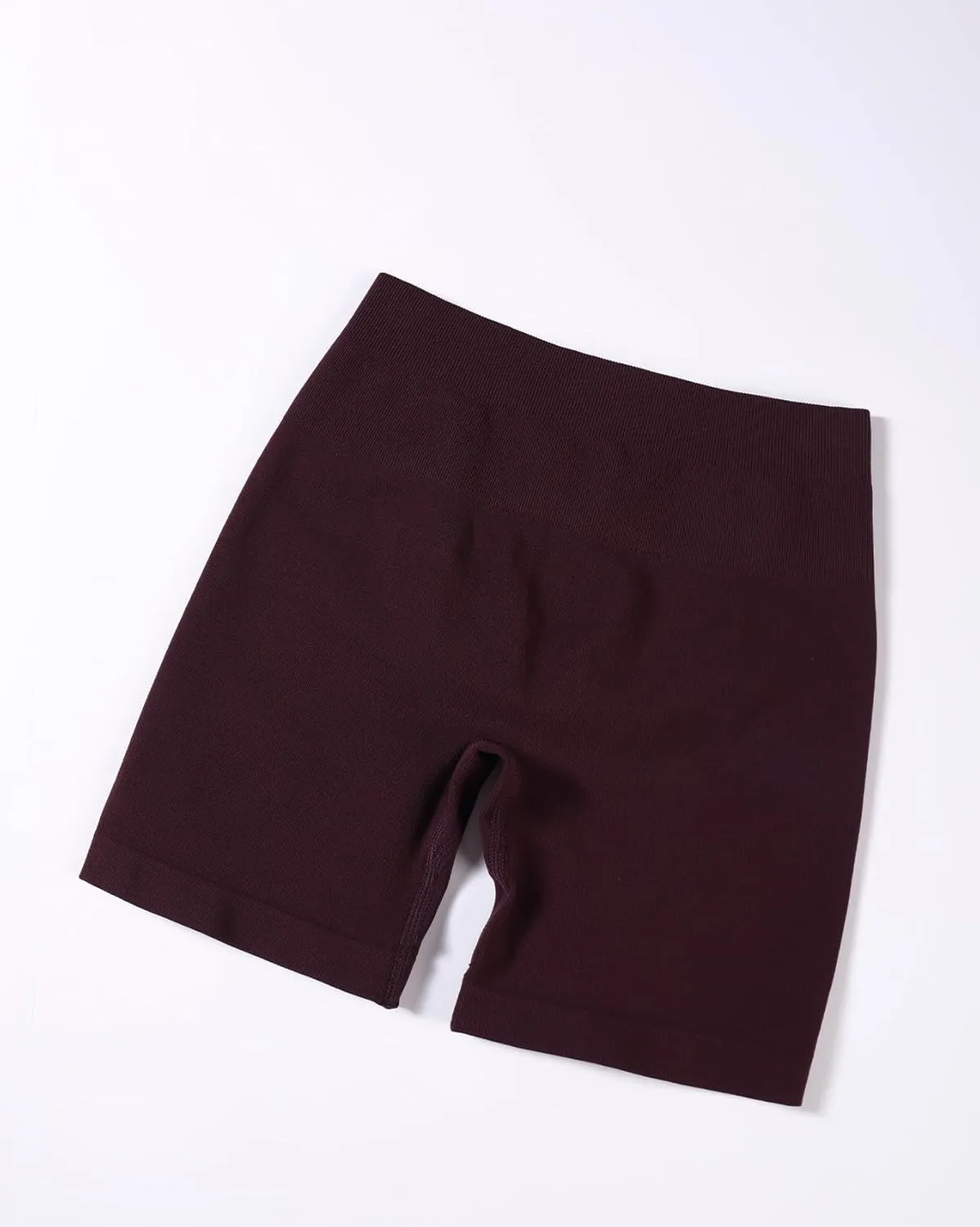 AUROLA Power Workout Shorts for Women Tummy Control Squat Proof Ribbed Thick Seamless Scrunch Active Short