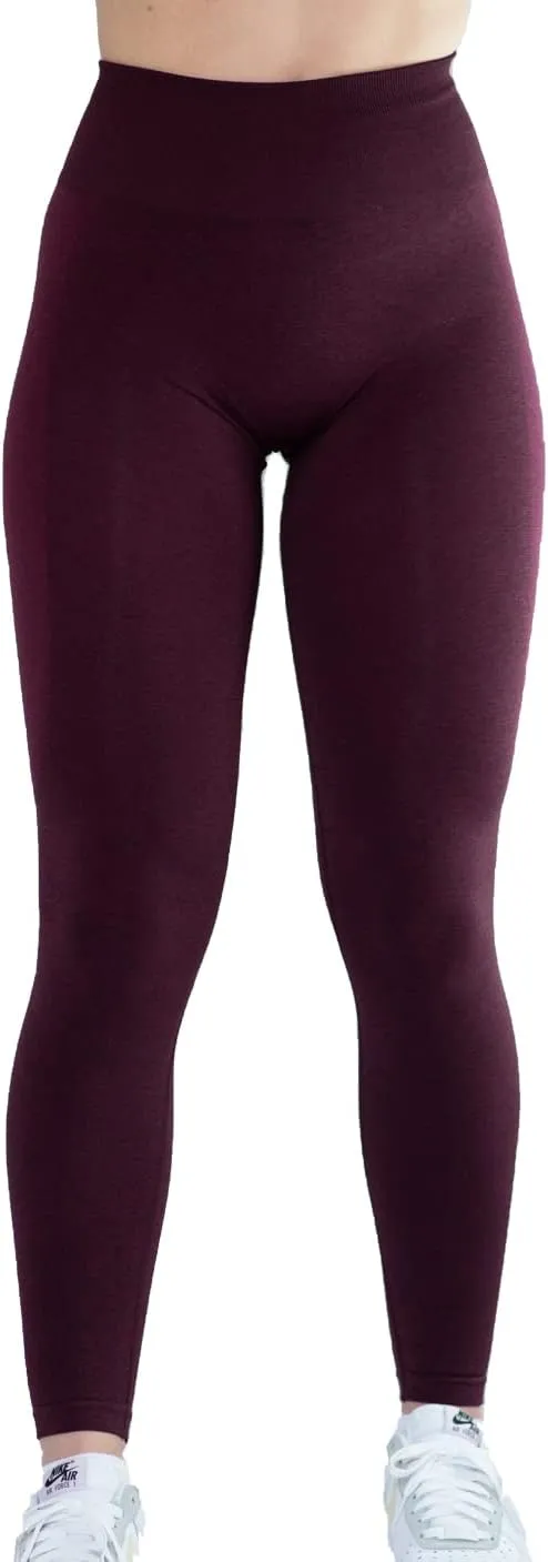AUROLA Workout Leggings for Women Seamless Scrunch Tights Tummy Control Gym Fitness Girl Sport Active Yoga Pants