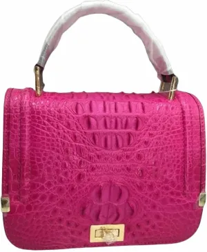 Authentic Crocodile Skin Female Flap Purse Genuine Alligator Leather Lady Small Handbag Women's Oblique Cross Shoulder Bag