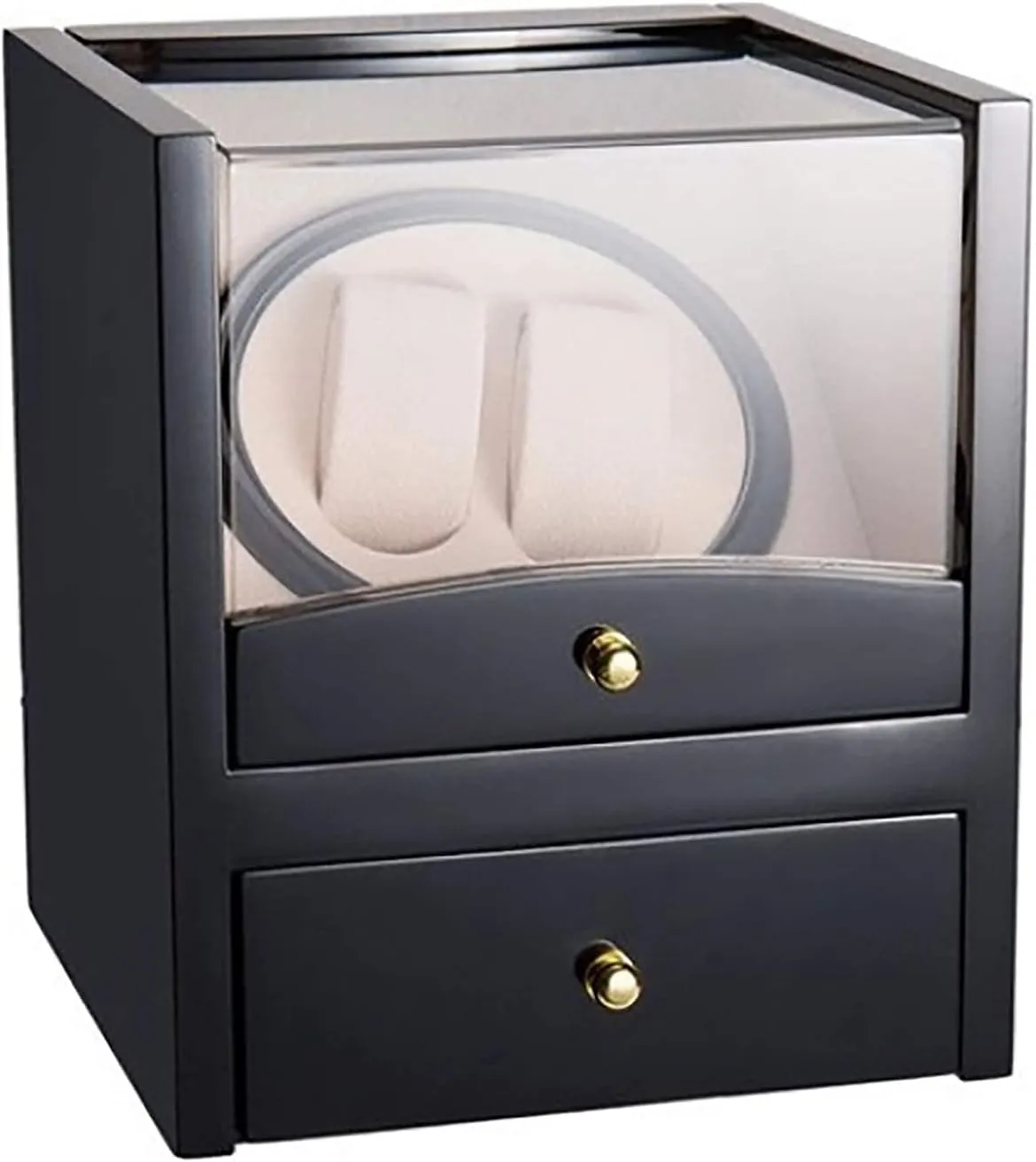 Automatic Watch Winder Box Watch Winder Electric Luxury Watch Shaker 2 2 Display Holder Mechanical Watch Automatic Winder Storage Box Motor Turn Watch Winding Collection Household