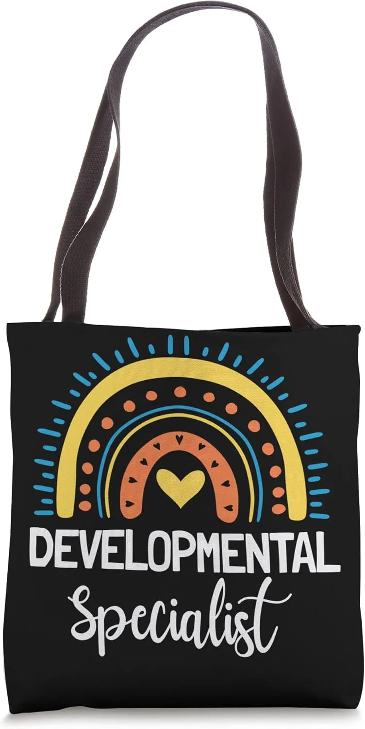 Back To School Groovy Retro Vintage Developmental Specialist Tote Bag