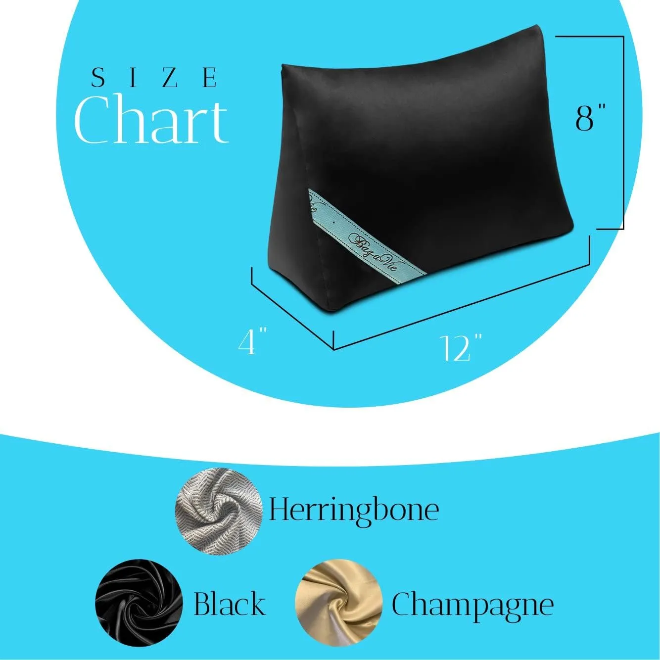 Bag-a-Vie Purse Shaper Pillow Insert - Black - Luxury Handbag Shaper Insert for Women's Purses - Handbag Custom Pillow Purse Accessories for Kelly 35