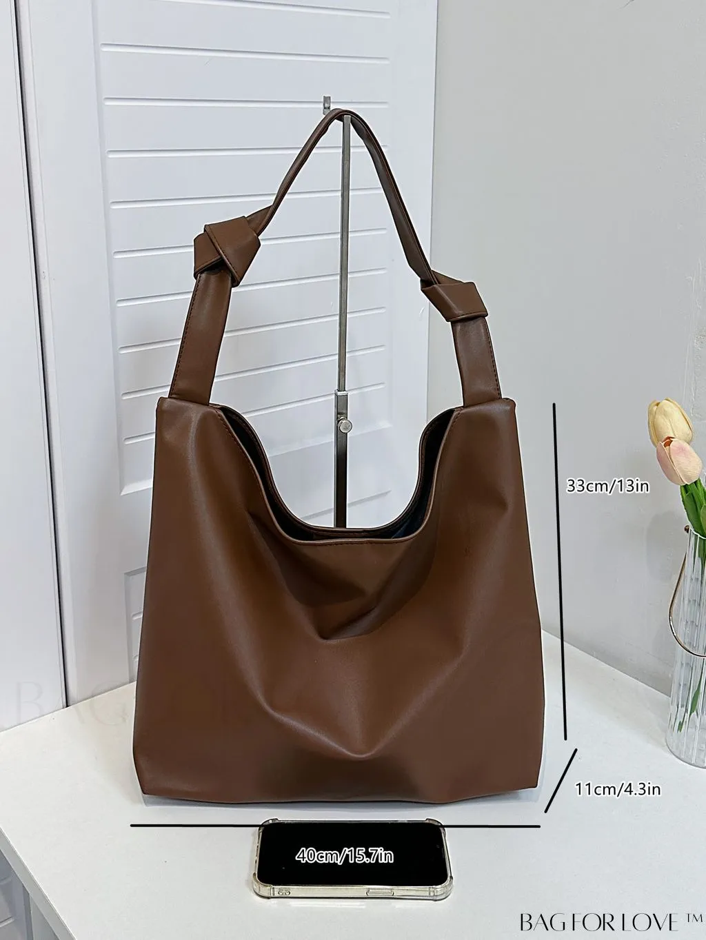 BagForLove - Black Hobo Bag: Sleek, Spacious, and Stylish