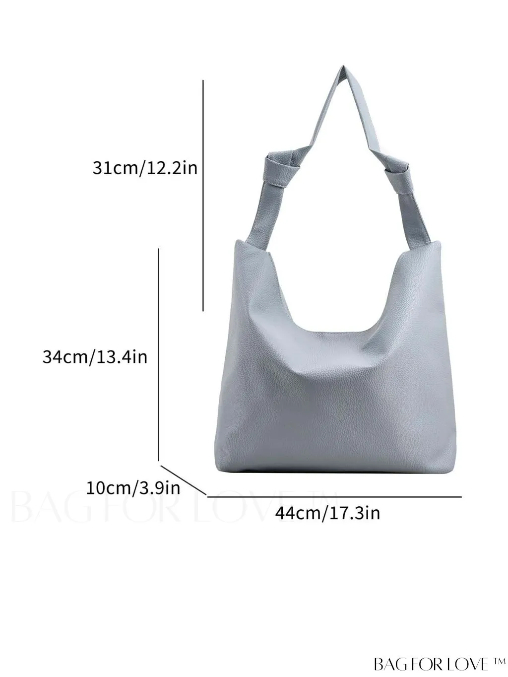BagForLove - Black Hobo Bag: Sleek, Spacious, and Stylish
