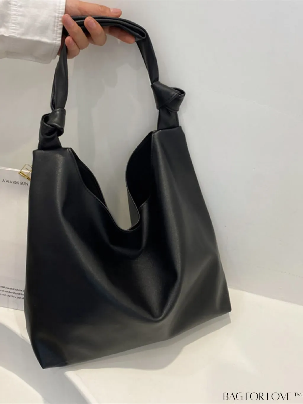 BagForLove - Black Hobo Bag: Sleek, Spacious, and Stylish