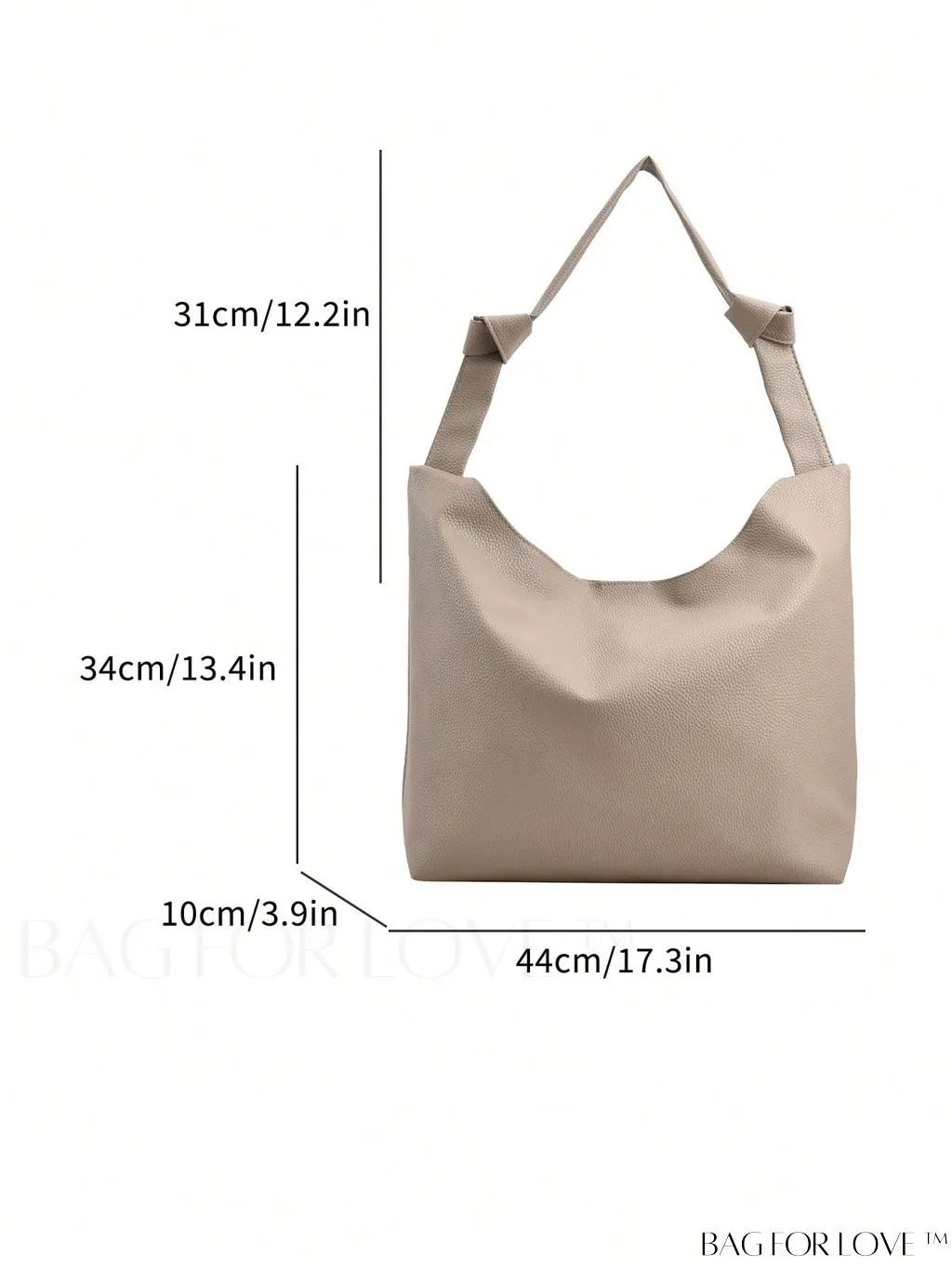 BagForLove - Black Hobo Bag: Sleek, Spacious, and Stylish
