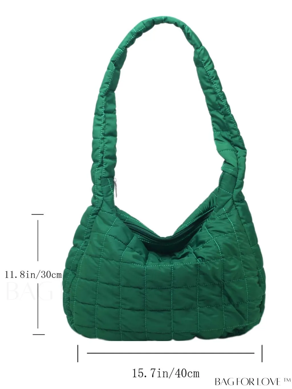 BagForLove - Chic Quilted Hobo Bag with Elegant Detailing