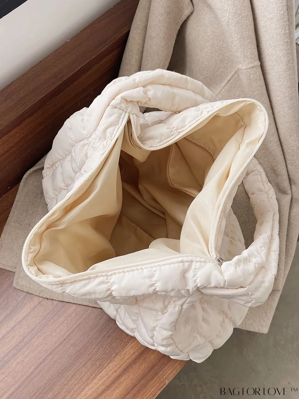 BagForLove - Chic Quilted Hobo Bag with Elegant Detailing