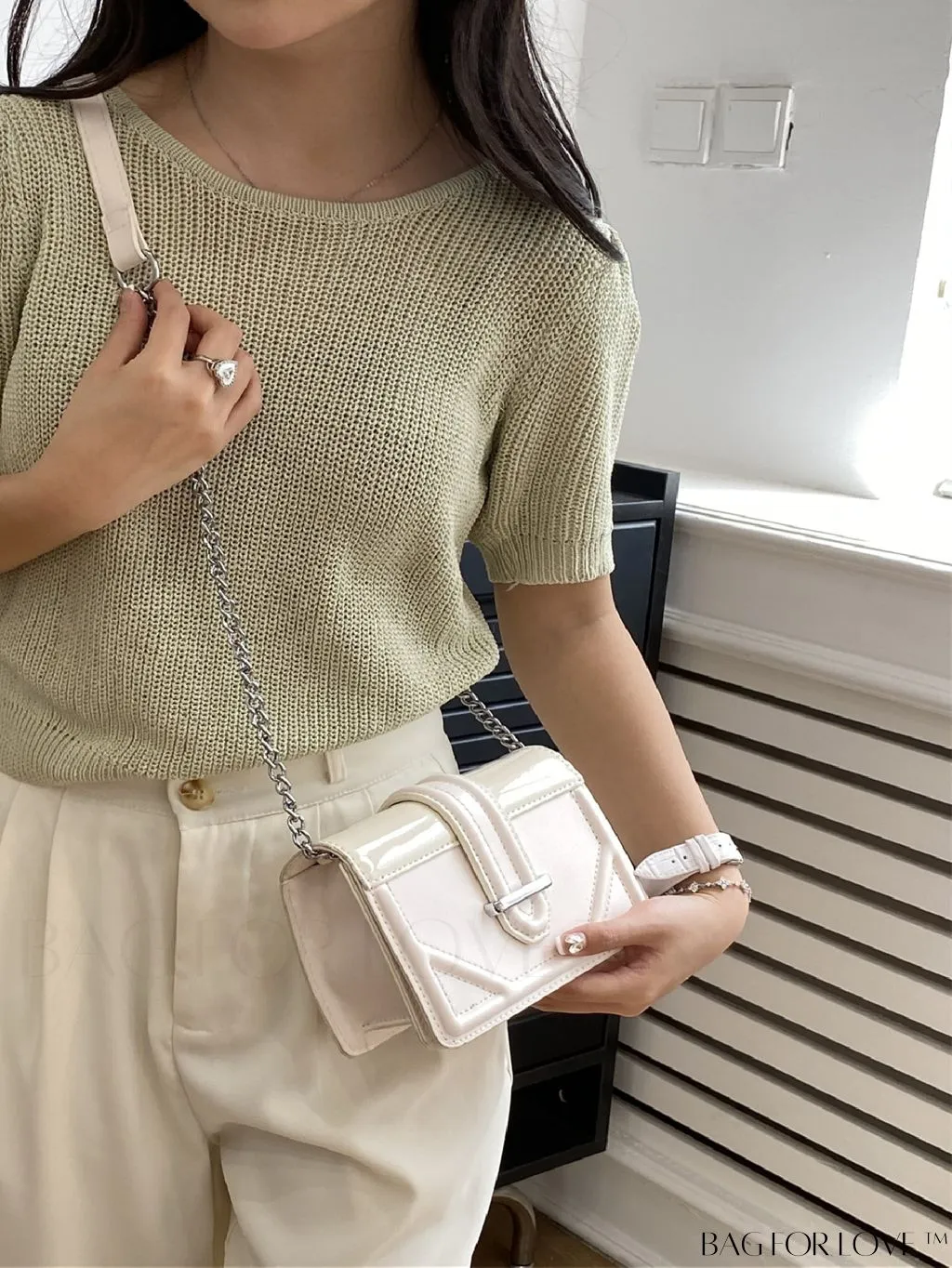 BagForLove - Contemporary Mini Square Bag with Sleek Flip Cover Design