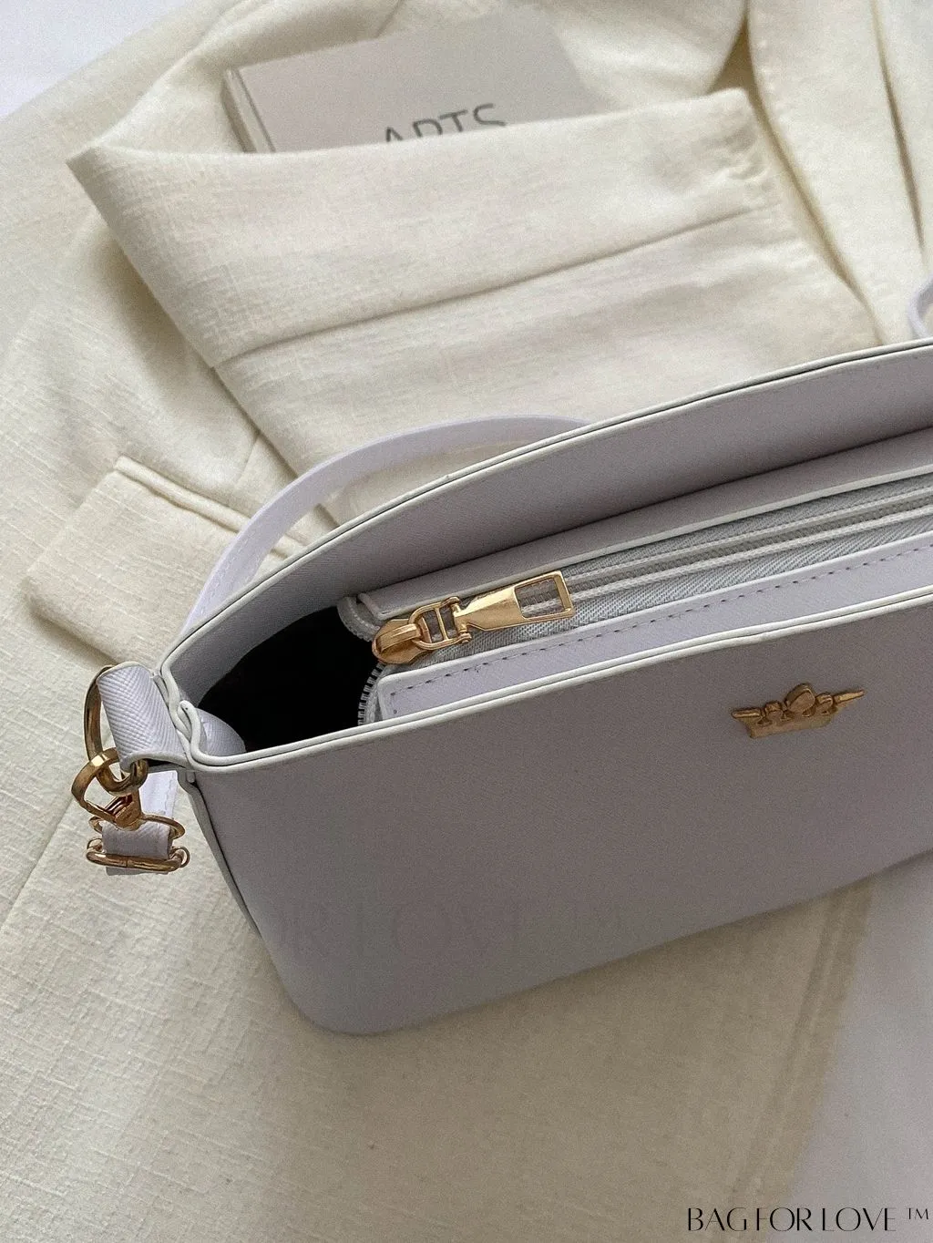 BagForLove - Pink PU Crossbody Bag: Sleek & Elegant